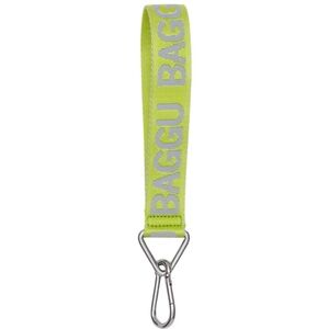 BAGGU Recycled Logo Keychain in Citron